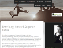 Tablet Screenshot of bewerbung.at